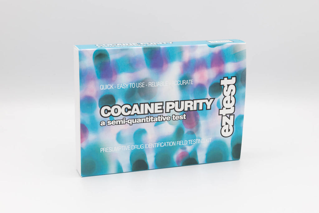 Kit EZ Test de pureza de cocaína — frente de la caja
