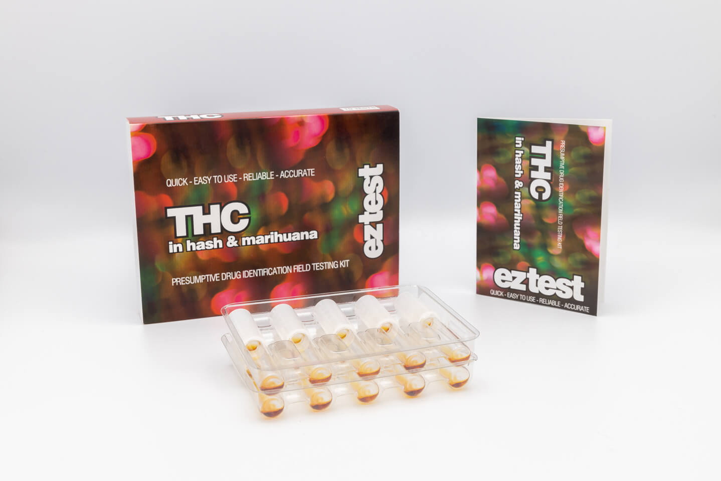 Kit EZ Test de THC — referencia de colores